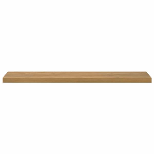 Grote foto vidaxl wandplank wandgemonteerd bruin 120 x 23 5 x 4 cm bewerkt hout huis en inrichting woningdecoratie