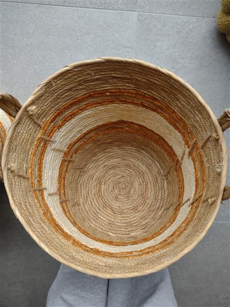 Grote foto kwalitatieve manden set huis en inrichting schalen en manden