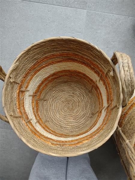 Grote foto kwalitatieve manden set huis en inrichting schalen en manden