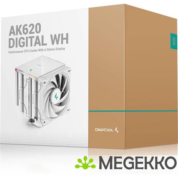 Grote foto deepcool ak620 digital wh computers en software overige computers en software
