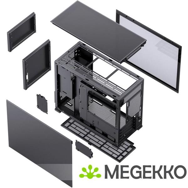 Grote foto jonsbo d31 std black computers en software behuizingen en kasten