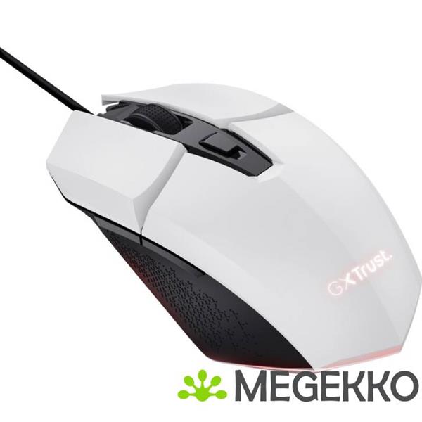Grote foto trust gxt 109w felox witte gaming muis computers en software overige computers en software
