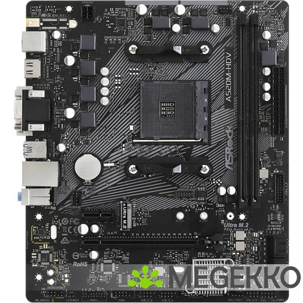 Grote foto asrock a520m hdv computers en software moederborden