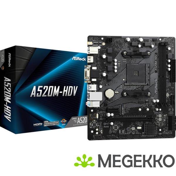 Grote foto asrock a520m hdv computers en software moederborden