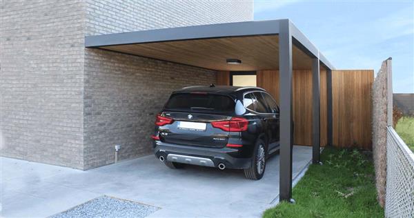 Grote foto strak tuinhuis maluwi aluminium in diverse maten tuin en terras tuinhuisjes en blokhutten