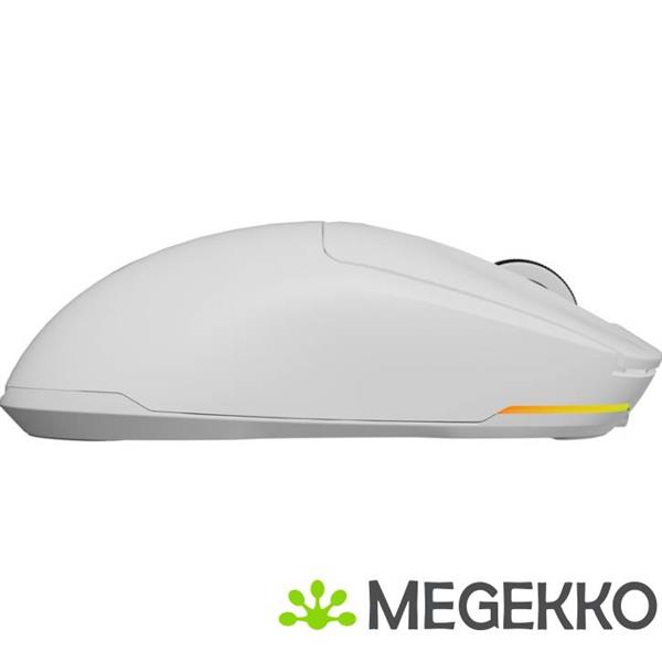 Grote foto genesis nmg 2194 zircon 660 pro gaming muis ambidextrous bluetooth usb type c wit computers en software overige computers en software