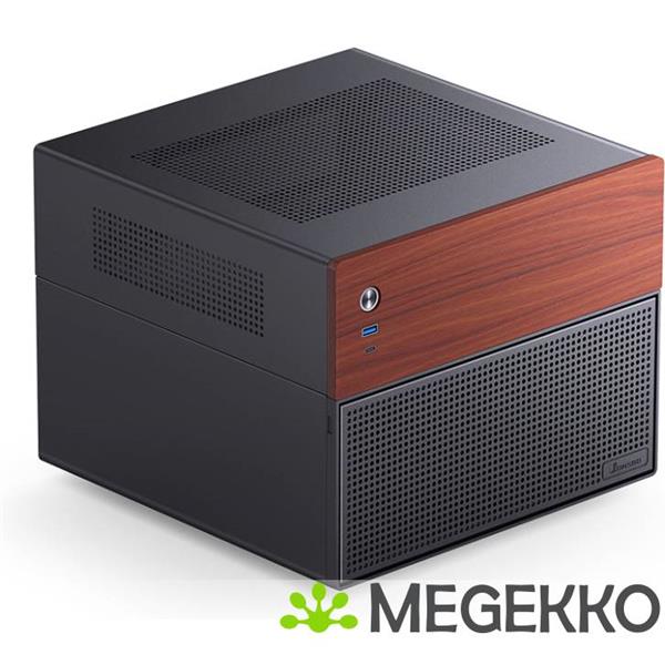 Grote foto jonsbo n4 black computers en software behuizingen en kasten