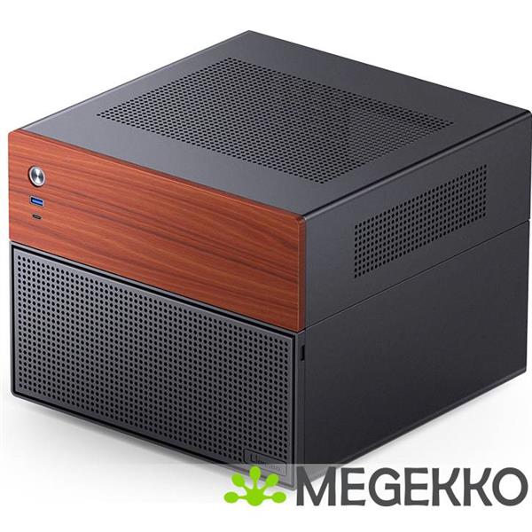 Grote foto jonsbo n4 black computers en software behuizingen en kasten