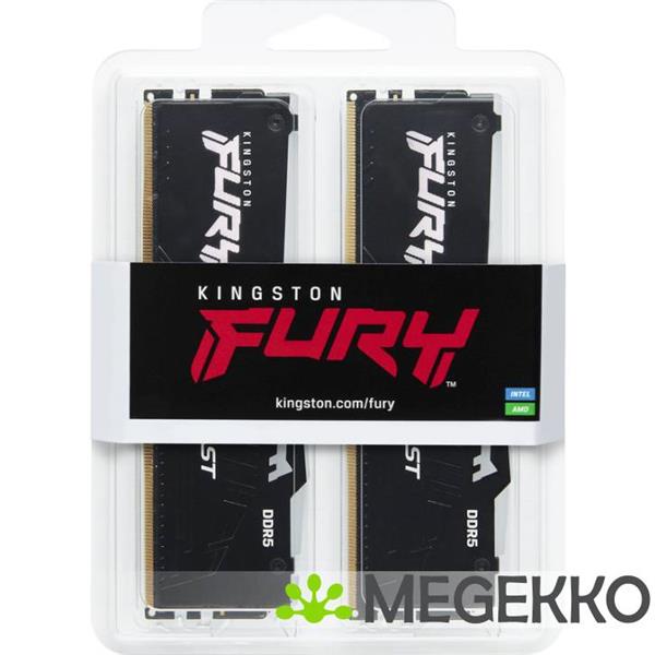 Grote foto kingston ddr5 fury beast 2x32gb 6400 computers en software overige computers en software
