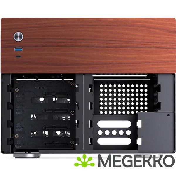 Grote foto jonsbo n4 black computers en software behuizingen en kasten