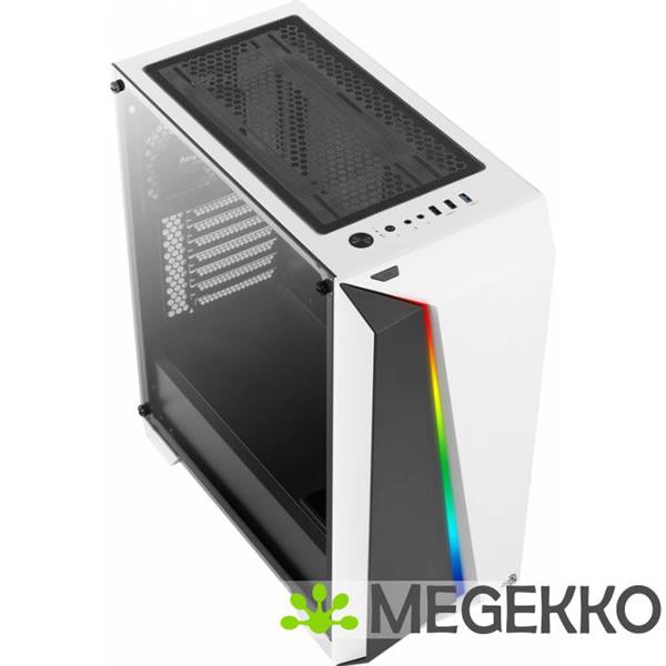 Grote foto aerocool cylon pro tempered glass wit computers en software behuizingen en kasten