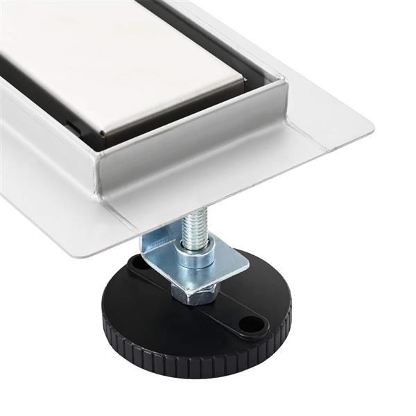 Grote foto vidaxl doucheafvoer 2 in 1 met 360 sifon zilver 50 cm doe het zelf en verbouw sanitair