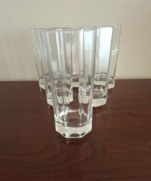 Grote foto 6 vintage glazen luminarc octime clear verzamelen glas en borrelglaasjes