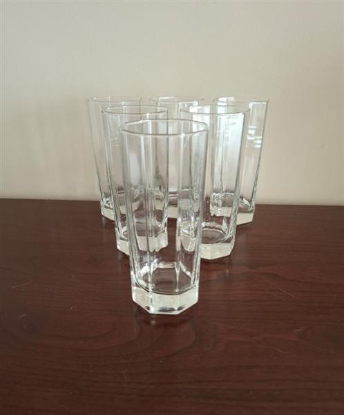 Grote foto 6 vintage glazen luminarc octime clear verzamelen glas en borrelglaasjes