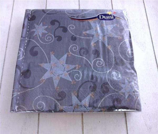 Grote foto 40 vintage blauwe servietten van duni huis en inrichting textiel