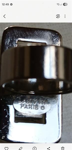 Grote foto mooie unieke ring van lanvin paris sieraden tassen en uiterlijk ringen voor haar