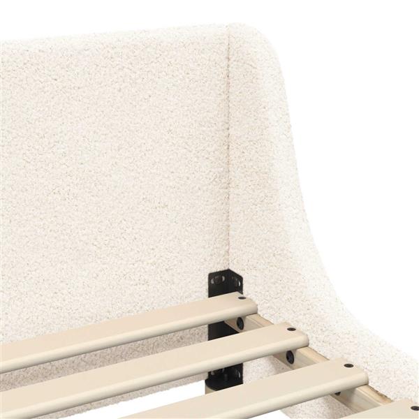 Grote foto vidaxl bedframe voor kinderen met hoofdbord cr me 80 x 160 cm antiek en kunst stoelen en banken