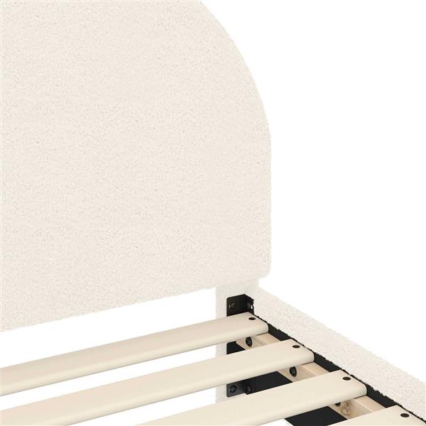 Grote foto vidaxl bedframe voor kinderen met hoofdbord cr me 80 x 160 cm antiek en kunst stoelen en banken