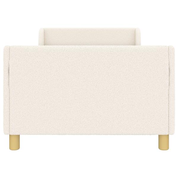 Grote foto vidaxl bedframe voor kinderen met hoofdbord cr me 90 x 200 cm antiek en kunst stoelen en banken