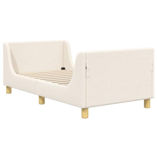Grote foto vidaxl bedframe voor kinderen met hoofdbord cr me 80 x 160 cm antiek en kunst stoelen en banken