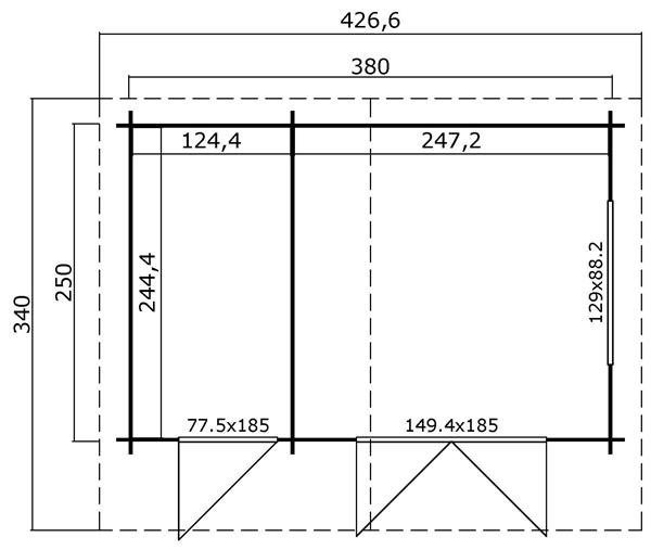 Grote foto nieuw tuinhuis keila 28 tuin en terras tuinhuisjes en blokhutten