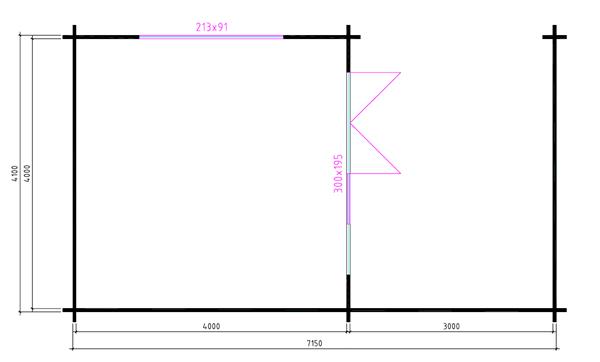Grote foto nieuw tuinhuis wolfskap w4x4 3 tuin en terras tuinhuisjes en blokhutten
