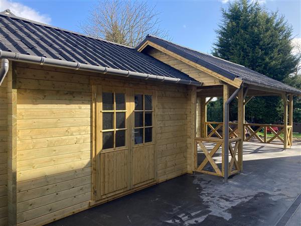 Grote foto betaalbaar maatwerk blokhutten tuinhuizen. tuin en terras tuinhuisjes en blokhutten