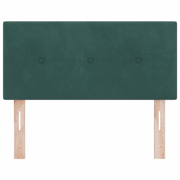 Grote foto vidaxl hoofdbord met hoofdeinde donkergroen 80 cm nep leer antiek en kunst stoelen en banken