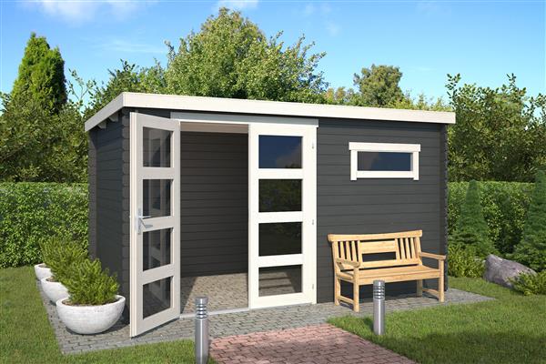 Grote foto blokhut timian 380x230 onbehandeld vuren tuin en terras tuinhuisjes en blokhutten