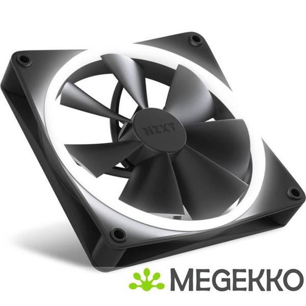Grote foto nzxt f140rgb 140mm rgb fans single black computers en software overige computers en software