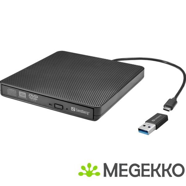 Grote foto sandberg usb c a dvd drive computers en software overige computers en software