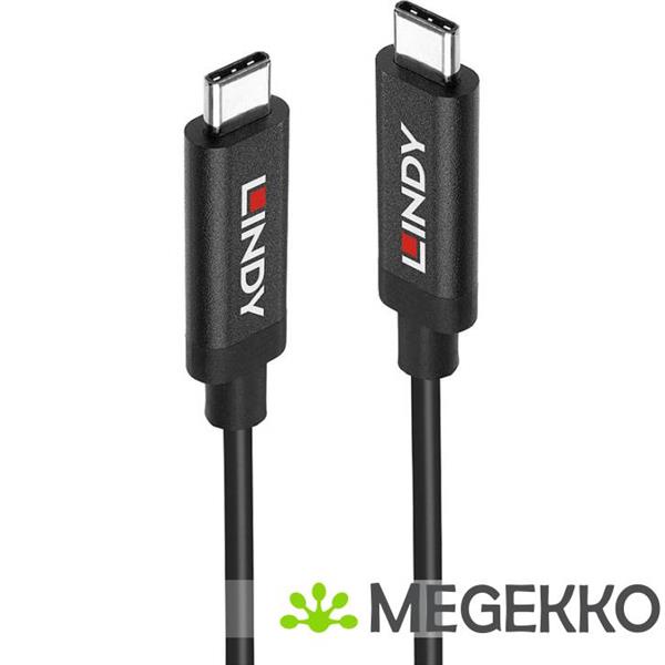 Grote foto lindy 43308 usb 3.2 gen 2 10gbps 100w usb type c 5m computers en software overige computers en software