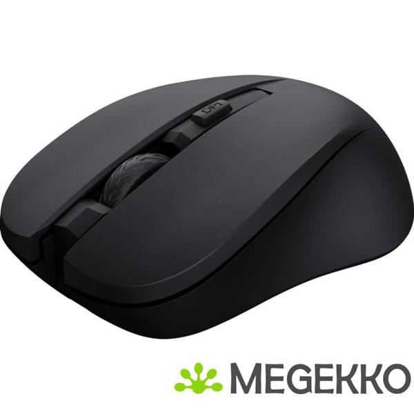 Grote foto trust mydo stille draadloze zwarte muis computers en software overige computers en software