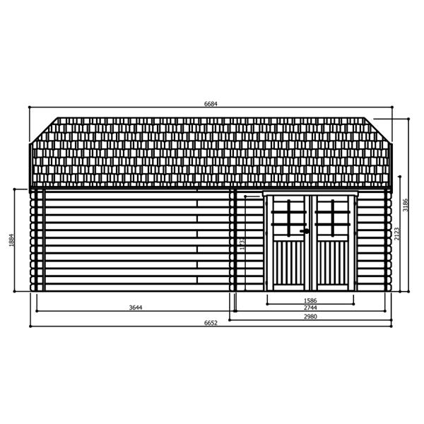 Grote foto nieuw tuinhuis york s8509 tuin en terras tuinhuisjes en blokhutten