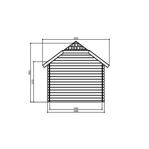 Grote foto nieuw tuinhuis york s8509 tuin en terras tuinhuisjes en blokhutten
