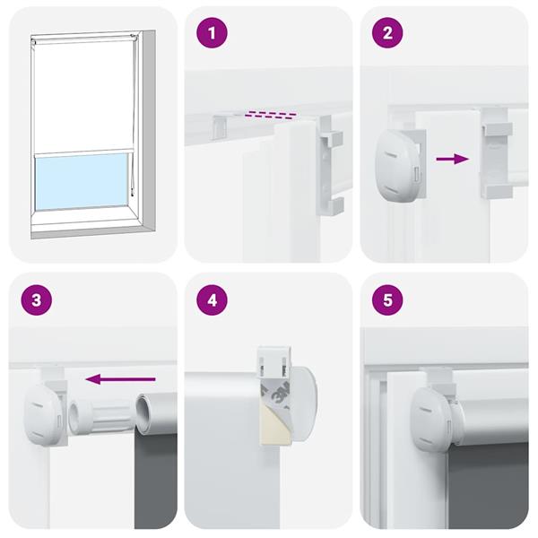 Grote foto vidaxl rolgordijn verduisterend 40 x 100 cm gebroken wit huis en inrichting gordijnen en lamellen