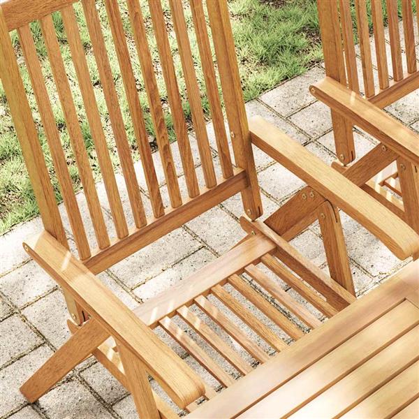 Grote foto vidaxl tuinstoelen inklapbaar 2 st massief acaciahout bruin tuin en terras tuinmeubelen