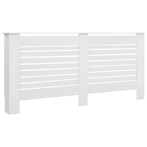 Grote foto vidaxl radiatorombouw 172x19x81 5 cm mdf wit doe het zelf en verbouw sanitair