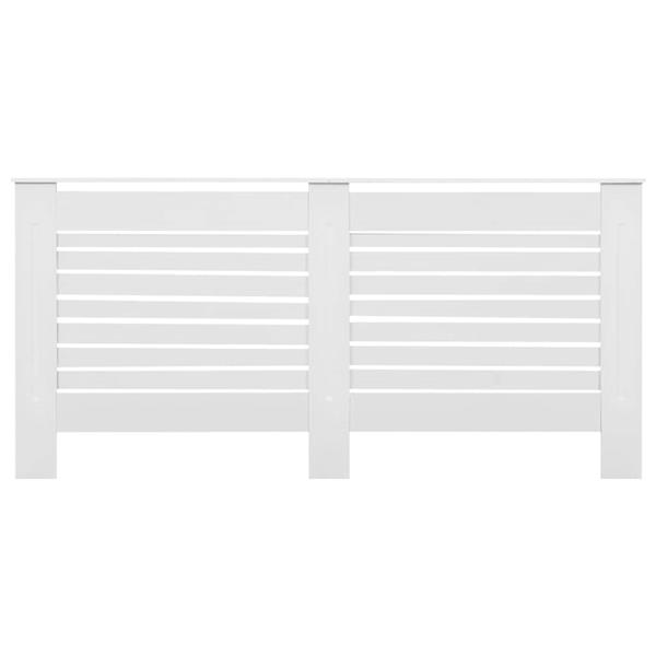 Grote foto vidaxl radiatorombouw 172x19x81 5 cm mdf wit doe het zelf en verbouw sanitair