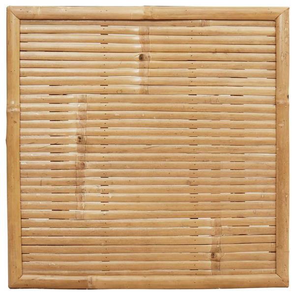 Grote foto vidaxl bartafel voor buiten vierkant 55x55x100 cm bamboe tuin en terras tuinmeubelen