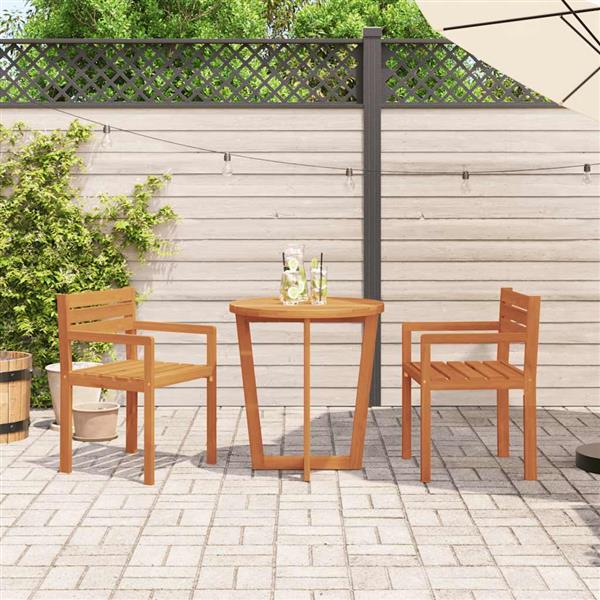 Grote foto vidaxl tuinstoelen 2 st 50x53x80 cm massief acaciahout tuin en terras tuinmeubelen