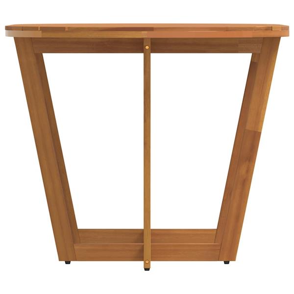 Grote foto vidaxl tuintafel ovaal 150x90x75 cm massief acaciahout tuin en terras tuinmeubelen
