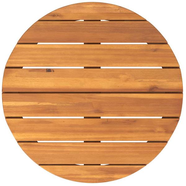 Grote foto vidaxl tuinbijzettafel rond 55x40 cm massief acaciahout tuin en terras tuinmeubelen