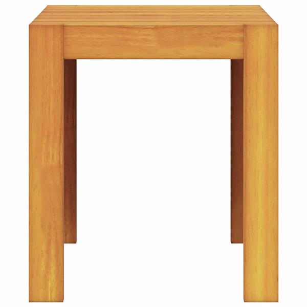 Grote foto vidaxl bijzettafel bruin 43 x 36 x 40 cm massief teakhout tuin en terras tuinmeubelen