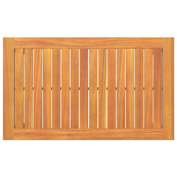 Grote foto vidaxl salontafel bruin massief acaciahout tuin en terras tuinmeubelen