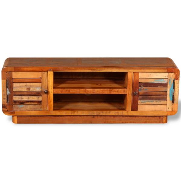 Grote foto vidaxl tv meubel 120x30x40 cm massief gerecycled hout huis en inrichting overige