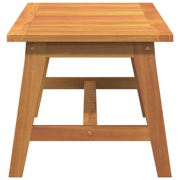 Grote foto vidaxl salontafel bruin massief acaciahout tuin en terras tuinmeubelen