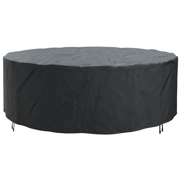 Grote foto vidaxl hoes voor tuinmeubelen zwart 279 x 279 x 71 cm 420d stof tuin en terras tuinmeubelen