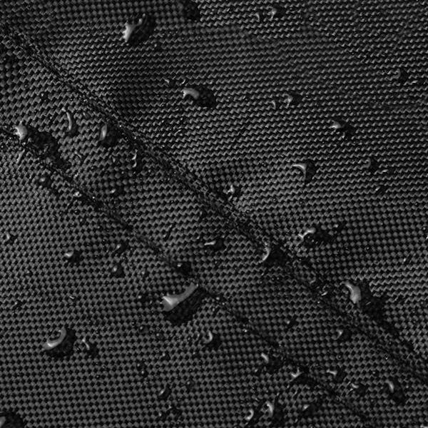 Grote foto vidaxl hoes voor tuinmeubelen zwart 200 x 200 x 105 cm 420d stof tuin en terras tuinmeubelen