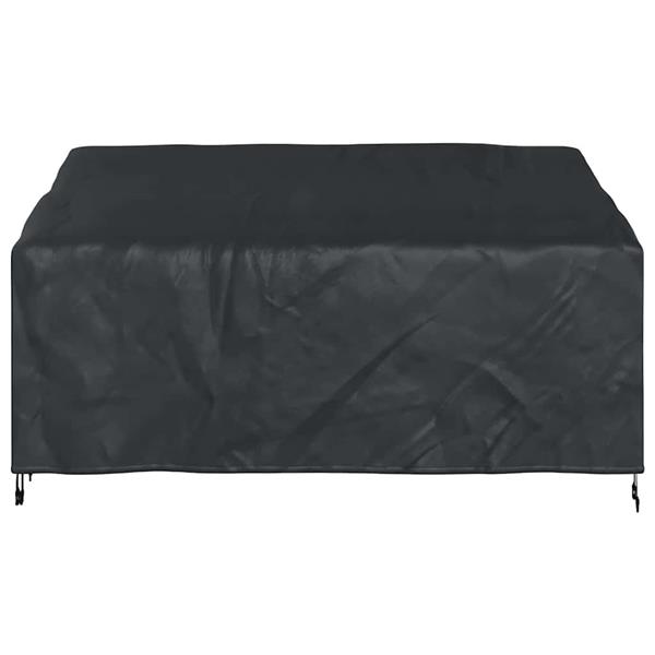 Grote foto vidaxl tuinbankhoes zwart 205 x 85 x 65 94 cm 600d stof tuin en terras tuinmeubelen